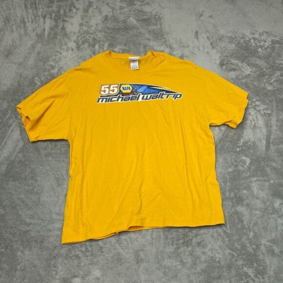 Vintage Chase Authentics Michael Waltrip #55 Napa Racing T-Shirt XL  6311 - Picture 1 of 7